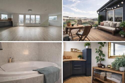 Foto - Exklusive 3 Zi Whg-Dachterrasse, Kaßberg ,Aufzug,TG- prov-frei.