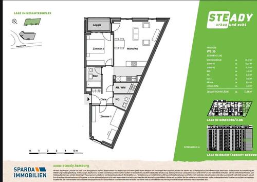Foto - 3 Zimmer Etagenwohnung zur Miete in Hamburg