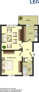 Foto - 2 Zimmer Etagenwohnung zur Miete in Oldenburg