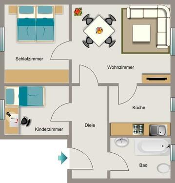 Foto - 3 Zimmer Etagenwohnung zur Miete in Castrop-Rauxel
