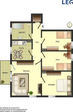 Foto - 4 Zimmer Erdgeschoßwohnung zur Miete in Oldenburg