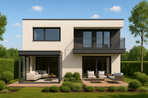 Foto - Neubau Eigentumswohnung - separater Hauseingangstür nahe Lenkwerk