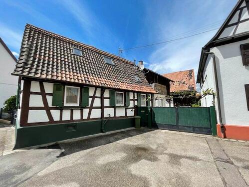 Foto - Grundstück mit sani.bed. Einfamilienhaus im Raum Karlsruhe Wörth