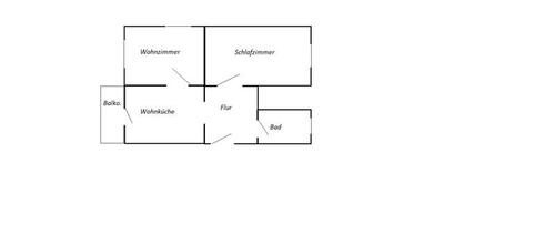 Foto - 2 Zimmer Etagenwohnung in Darmstadt