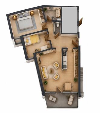 Foto - 3 Zimmer Etagenwohnung zum Kaufen in Freiburg im Breisgau