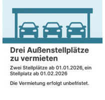 3 Stellplätze in 57074 zu vermieten – 2x ab 0126 | 1x ab 0226 - Siegen Kaan-Marienborn