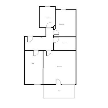 Foto - 3 Zimmer Etagenwohnung zur Miete in Bruchsal