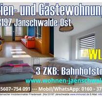 3 ZKB möblierte Gästewohnung für 4 Personen - Jänschwalde Kolonie