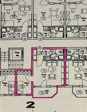 Foto - zu vermieten: helle 1,5 Zimmer - WHG in 90409 Nürnberg 'Maxfeld'