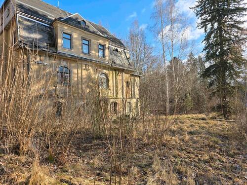 Foto - großes Wohnbaugrundstück mit alter Villa u. Anbau, Garage