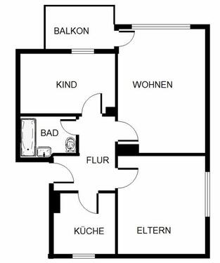 Foto - Etagenwohnung in Castrop-Rauxel zur Miete