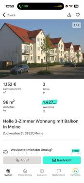 Foto - 3-Zimmer Wohnung ab 1.6.2026 in Meine Niedersachsen