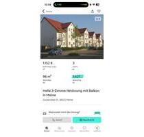 3-Zimmer Wohnung ab 1.6.2026 in Meine Niedersachsen