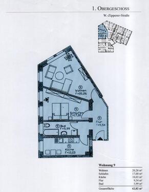 Foto - 2 Zimmer Etagenwohnung zur Miete in Leipzig