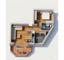 Erstbezug nach Sanierung: Moderne 2-Zimmer-Wohnung mit Balkon - Remscheid Lüttringhausen