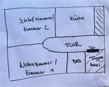Foto - Große 2-Zimmer-Whg mit Wohnküche und Stellplatz