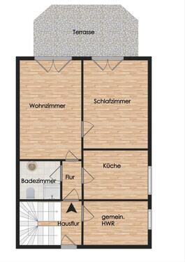 Foto - Etagenwohnung in Westerstede zur Miete