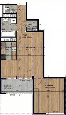 Foto - Helle 2-Zi Whg am Park 