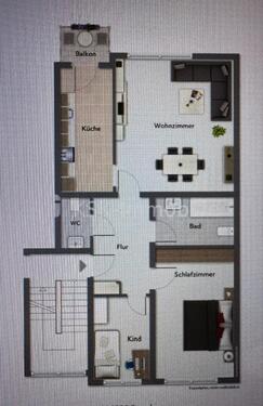 Foto - 3 Zimmer Etagenwohnung zum Kaufen in Düren