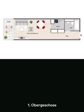 Foto - 1 Zimmer Etagenwohnung zum Kaufen in Würzburg