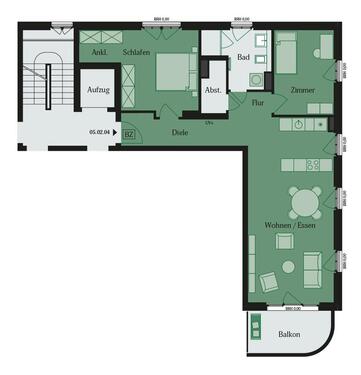 Foto - 3 Zimmer Etagenwohnung in Mühlheim am Main