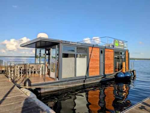 Foto - Hausboot festliegend Plau am See