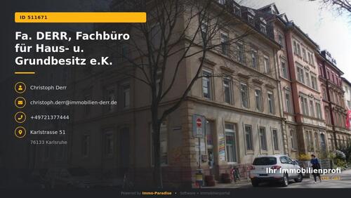 Foto - 3 Zimmer Etagenwohnung zur Miete in Karlsruhe