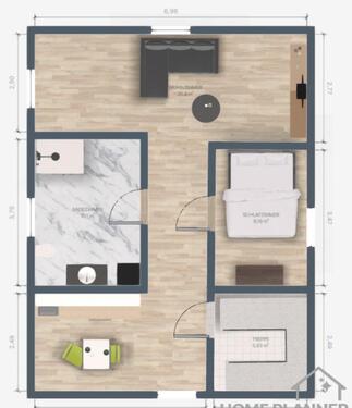 Foto - 2-Zimmer Wohnung DG, Kernsaniert Erstbezug