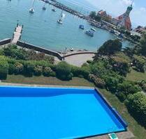 Ferienwohnung Wasserburg Bodensee direkt am See mit großem Pool - Wasserburg (Bodensee)