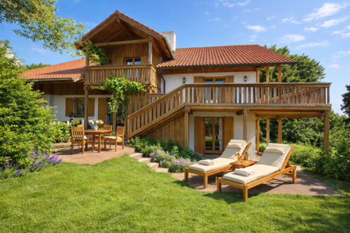 Foto - Exklusives Architektenhaus in Split-Level-Bauweise nahe Ammersee