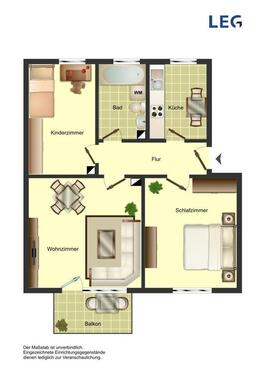 Foto - 3 Zimmer Etagenwohnung zur Miete in Bergkamen