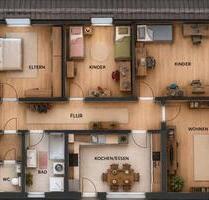 4-Zimmer-Wohnung mit Balkon in Geldersheim