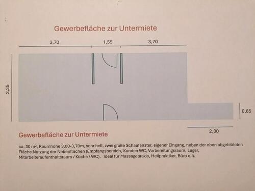 Foto - Gewerbefläche zur Untermiete 20 m vom Kudamm