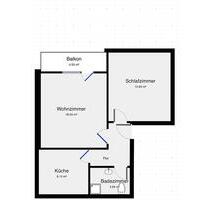 2-Zimmer-Wohnung - 570,00 EUR Kaltmiete, in Essen (PLZ: 45357) Stadtbezirk IV