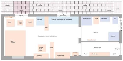 Foto - Tolles Single-Appartement A-Ebingen zentral & ruhig 610,00 € WARM