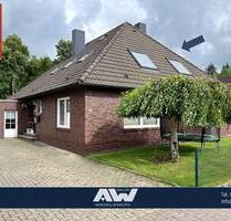 Schöne Oberwohnung mit Gartenteil in Hage!