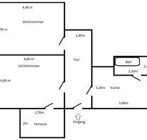 2-Raum Wohnung mit Terrasse - 439,00&nbsp;EUR Kaltmiete, ca.&nbsp; 78,00&nbsp;m&sup2; in Friedland (PLZ: 17098)