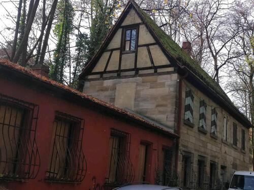 Foto - Sandsteinhaus alte Gaststätte historisches Gebäude Altbau