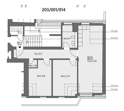 Foto - 3 Zimmer Dachgeschoßwohnung zur Miete in Hagen