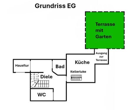 Foto - Schöne 4-Zimmer-Wohnung in ruhiger Lage mit kleinem Garten