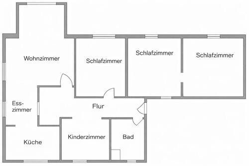 Foto - 5 Zimmer Erdgeschoßwohnung zur Miete in Elsteraue