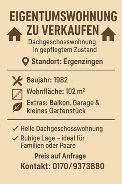 Foto - Dachgeschosswohnung - 330.000,00 EUR Kaufpreis,