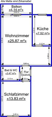 Foto - Etagenwohnung zur Miete in Gera