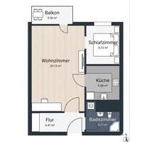 1,5R-Whg. auf 40qm möbliertes Apartment + Küche + Stellplatz - Rostock Gehlsdorf