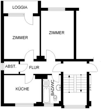Foto - 2 Zimmer Etagenwohnung zur Miete in Hagen