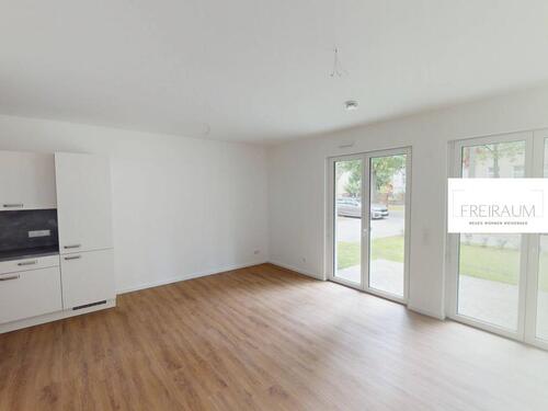 Foto - Moderne 2-Zimmer-Wohnung mit TERRASSE und EBK im Weißenseer Neubauquartier FREIRAUM