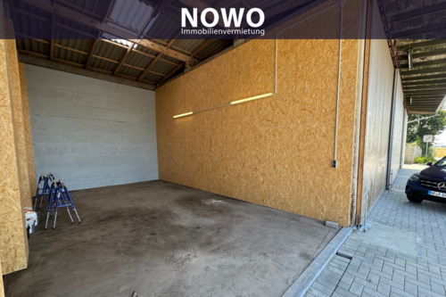 Foto - Hallenabteil (45 m²) zu vermieten –eigenes Tor, Strom vorhanden