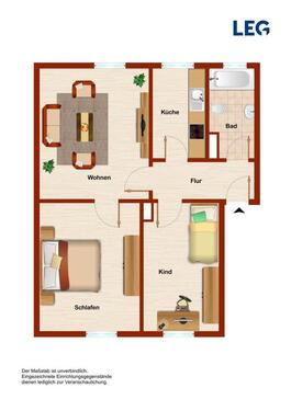 Foto - 3 Zimmer Etagenwohnung zur Miete in Hamm