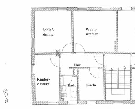 Foto - Schöne 3-Raumwohnung etwa 65 qm; 295 EuroMonat Finanzg möglich.