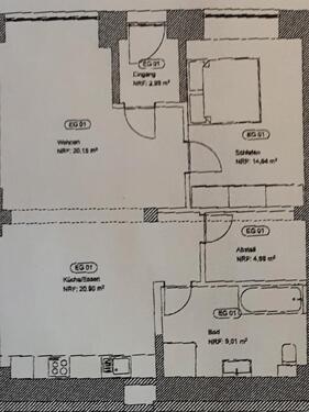 Foto - 2 Zimmer Erdgeschoßwohnung zur Miete in Sangerhausen